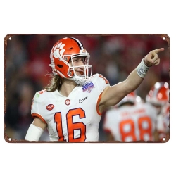 Jacksonville Jaguars Aluminum Sign 12x8 Inch Trevor Lawrence 003