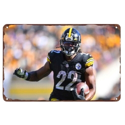 Pittsburgh Steelers Aluminum Sign 12x8 Inch Najee Harris 003