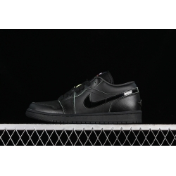 AIR JORDAN 1 LOW BLACK CAT BLACK HM3690 001