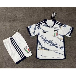 Youth Soccer Jersey Italy Away White