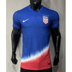 Men 2024 Soccer Jersey America Blue