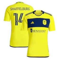 Men Nashville SC Jacob Shaffelburg 2024 25 Home Replica Yellow