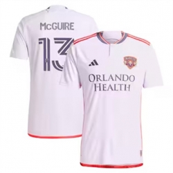 Men Orlando City SC Duncan McGuire 2024 25 Away Replica White