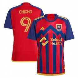 Men Real Salt Lake Cristian Arango 2024 25 Away Replica Red