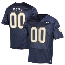 Men Notre Dame Fighting Irish ACTIVE PLAYER Custom Navy Stitched Football Jersey