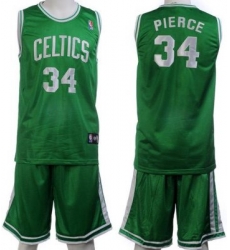 Boston Celtics 34 Paul Pierces Green Jerseys&Shorts