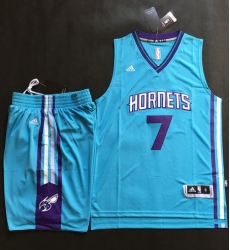 Hornets #7 Jeremy Lin Teal A Set Stitched NBA Jersey