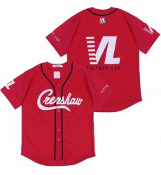 Men Red Crenshaw Editon VL Blank Jersey