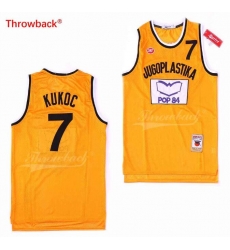 Toni Kukoc 7 Jugoplastika Split Basketball Jersey NBA