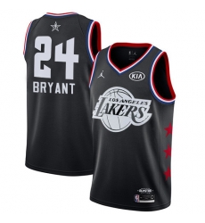 Lakers 24 Kobe Bryant Black Basketball Jordan Swingman 2019 All Star Game Jersey