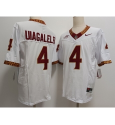 Florida State Seminoles #4 DJ Uiagalelei White  F U S E Jersey