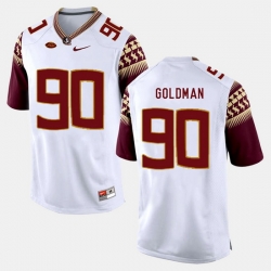 Florida State Seminoles Eddie Goldman College Football White Jersey