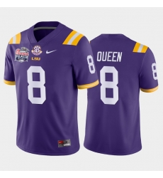 LSU Tiger Patrick Queen Purple Away Men'S Jersey