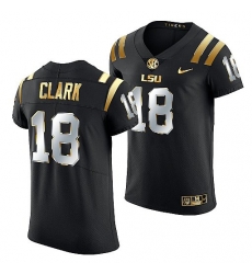 Lsu Tigers Damone Clark 2021 22 Golden Edition Elite Football Black Jersey