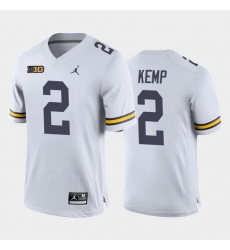 Michigan Wolverines Carlo Kemp White Away Men'S Jersey