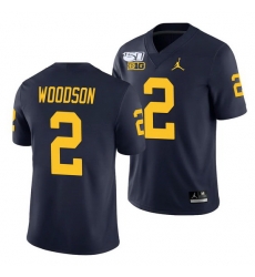 Michigan Wolverines Charles Woodson Navy College Football Men'S Jersey