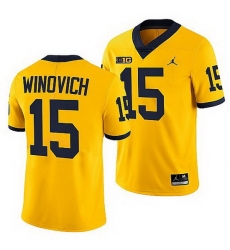 Michigan Wolverines Chase Winovich Maize Nfl Alumni Men Jersey