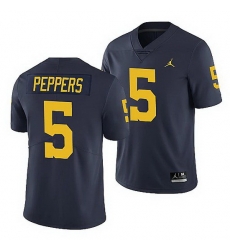 Michigan Wolverines Jabrill Peppers Navy Limited Men'S Jersey