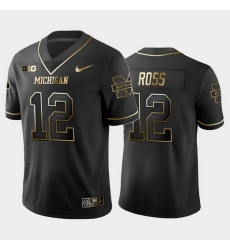 Michigan Wolverines Josh Ross Black 2019 Golden Edition Men'S Jersey