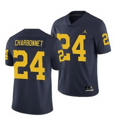 Michigan Wolverines Zach Charbonnet Navy Limited Men'S Jersey