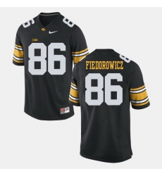 C.J. Fiedorowicz Black Iowa Hawkeyes Alumni Football Game Jersey