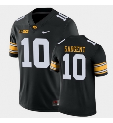 Men Iowa Hawkeyes Mekhi Sargent Game Black College Football Jersey