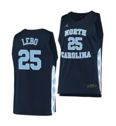 North Carolina Tar Heels Creighton Lebo Navy Alternate Men Jersey