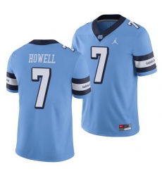 North Carolina Tar Heels Sam Howell Carolina Blue College Football Men'S Jersey