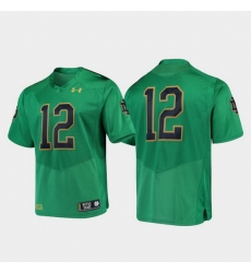 Men Notre Dame Fighting Irish 12 Green Premier College Football Jersey