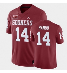 Oklahoma Sooners Charleston Rambo Crimson Home Men'S Jersey