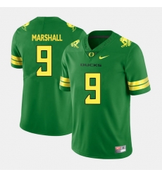 Men Oregon Ducks Byron Marshall College Football Green Jersey