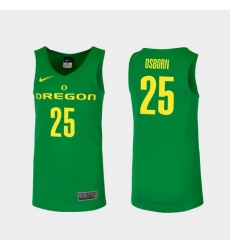 Men Oregon Ducks Luke Osborn Green Replica College Basketball Jersey