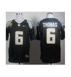 Ncaa Oregon Ducks De Anthony Thomas #6 Black College Football Jerseys