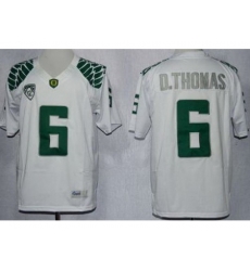 Oregon Duck 6 De'Anthony Thomas White Limited NCAA Jerseys