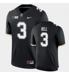 Men Purdue Boilermakers David Bell College Football Game Black Jersey