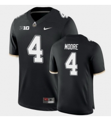 Men Purdue Boilermakers Rondale Moore College Football Game Black Jersey