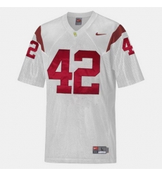 Men Usc Trojans Ronnie Lott College Football White Jersey