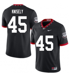 2020 Men #45 Kurt Knisely Georgia Bulldogs Mascot 100th Anniversary College Football Jerseys Sale-Bl