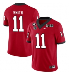 Men #11 Arian Smith Georgia Bulldogs 2022-23 CTP National Championship Football Jerseys