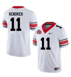 Men #11 Derion Kendrick Georgia Bulldogs College Football Jerseys Sale-40th Anniversary