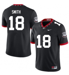 Men #18 C.J. Smith Georgia Bulldogs College Football Jerseys Sale-100th Anniversary