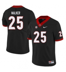 Men #25 Quay Walker Georgia Bulldogs College Football Jerseys Sale-Black