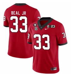 Men #33 Robert Beal Jr. Georgia Bulldogs 2022-23 CTP National Championship Football Jerseys