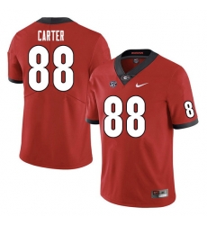 Men #88 Jalen Carter Georgia Bulldogs College Football Jerseys Sale-Red