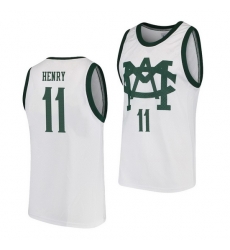 Michigan State Spartans Aaron Henry White Vault Mac Men'S Jersey