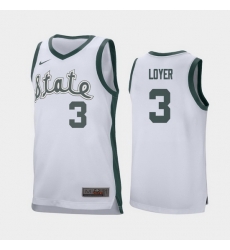 Michigan State Spartans Foster Loyer White Retro Replica Men'S Jersey