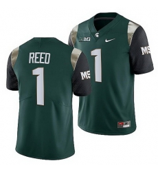 Michigan State Spartans Jayden Reed Green College Football Men Jersey