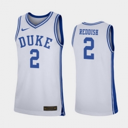 Duke Blue Devils Cam Reddish White Replica Men'S Jersey