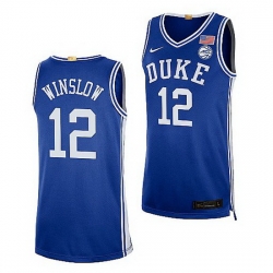 Duke Blue Devils Justise Winslow Elite Basketball Authentic Jersey