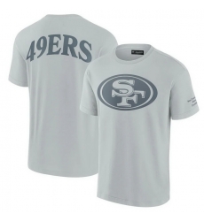 Men Fanatics Gray San Francisco 49Ers Elements Iconic T Shirt